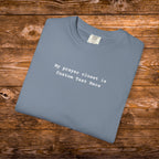 Personalized Christian Comfort Colors® Shirt, Prayer Closet Identity Statement, Faith in Action Tee