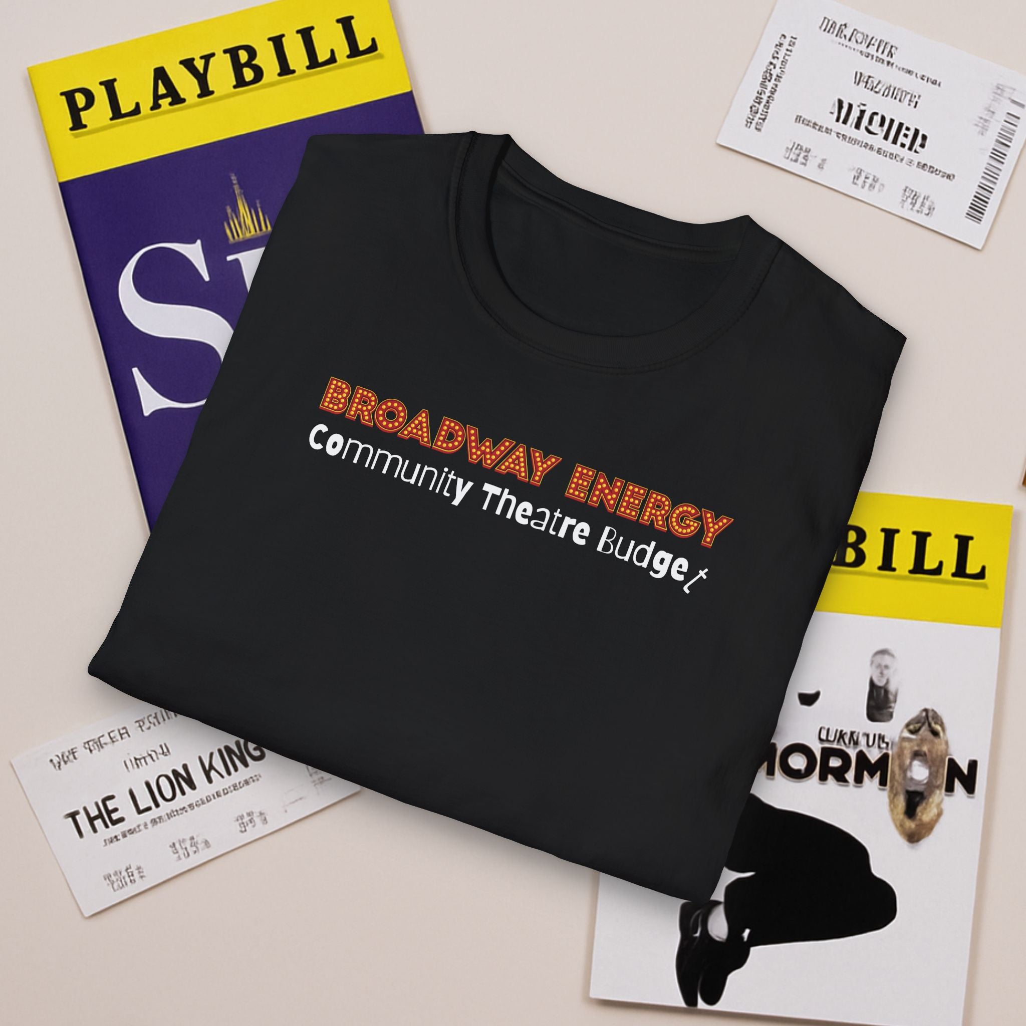 Broadway Energy Community Budget Funny T-Shirt