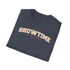 Showtime Floral T-Shirt — Curtain Up, Light the Lights Gift for Actors & Singers