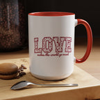 LOVE: Makes the World Go Round Mug • Theatre Valentine’s Day Gift • Musical Theatre Quote