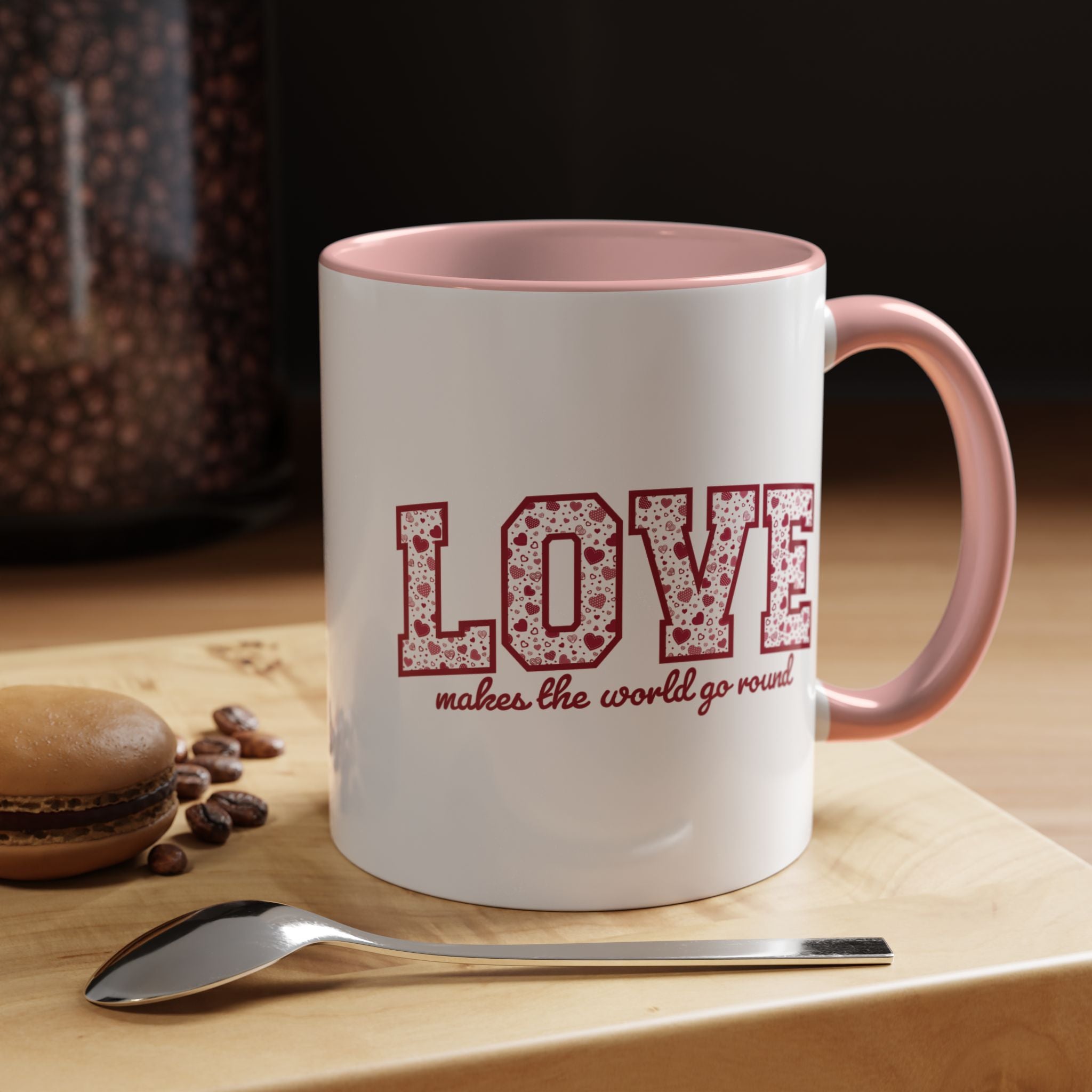 LOVE: Makes the World Go Round Mug • Theatre Valentine’s Day Gift • Musical Theatre Quote