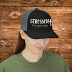 Christian Trucker Hat Stressed I've Got A Guy Snapback Faith Cap Embroidered Cross Hat