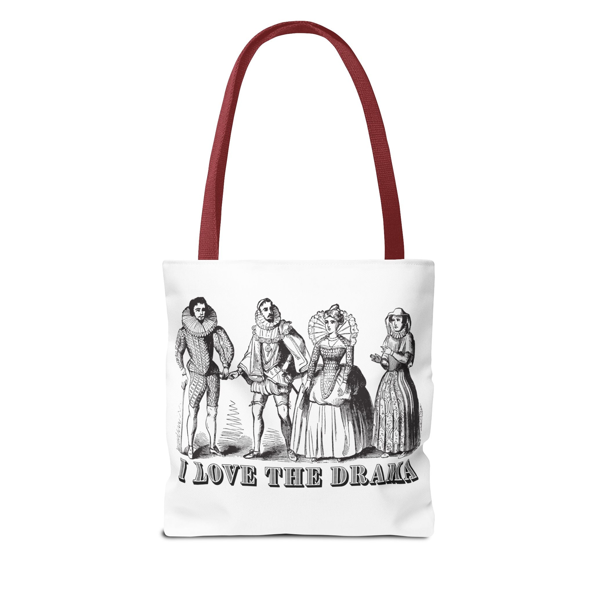 I Love The Drama - Vintage Theater Mask Tote Bag