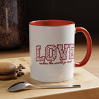 LOVE: Makes the World Go Round Mug • Theatre Valentine’s Day Gift • Musical Theatre Quote