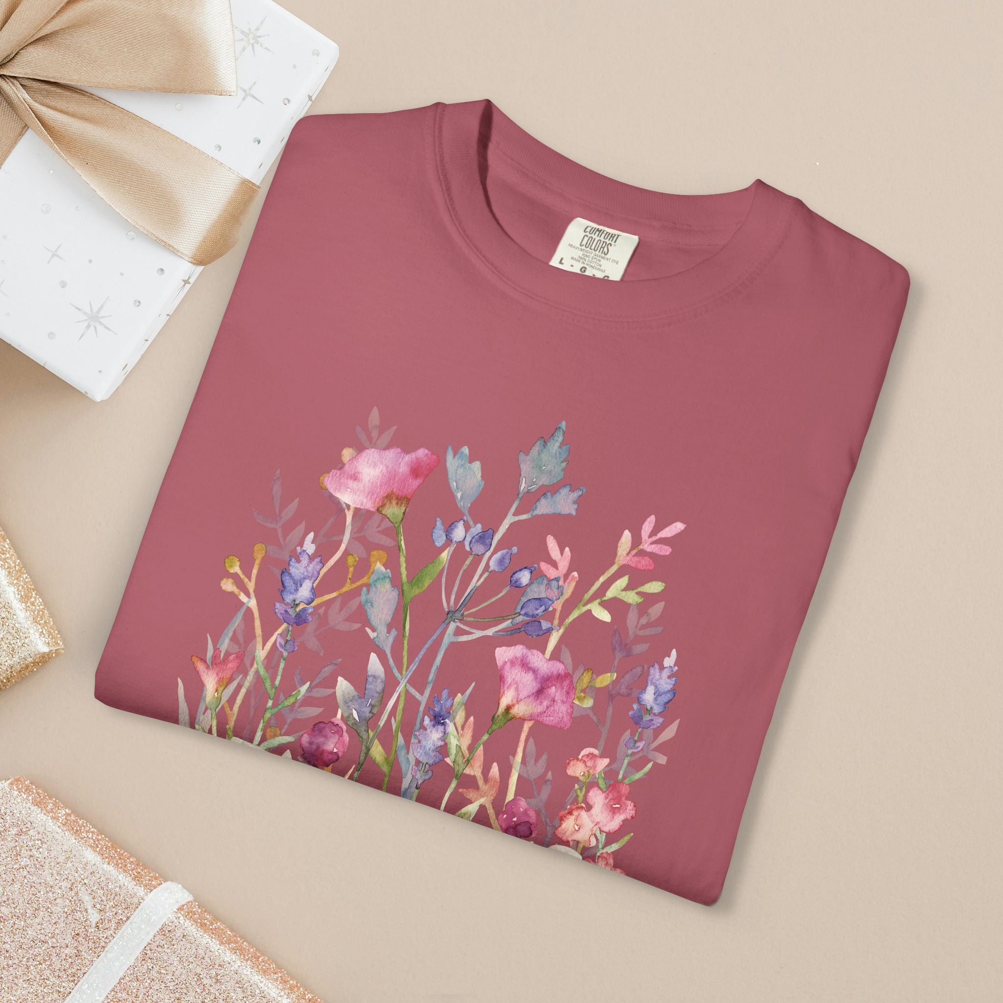 Made to Bloom Watercolor Floral T-Shirt Inspirational Gift for Singers, Moms & Christians