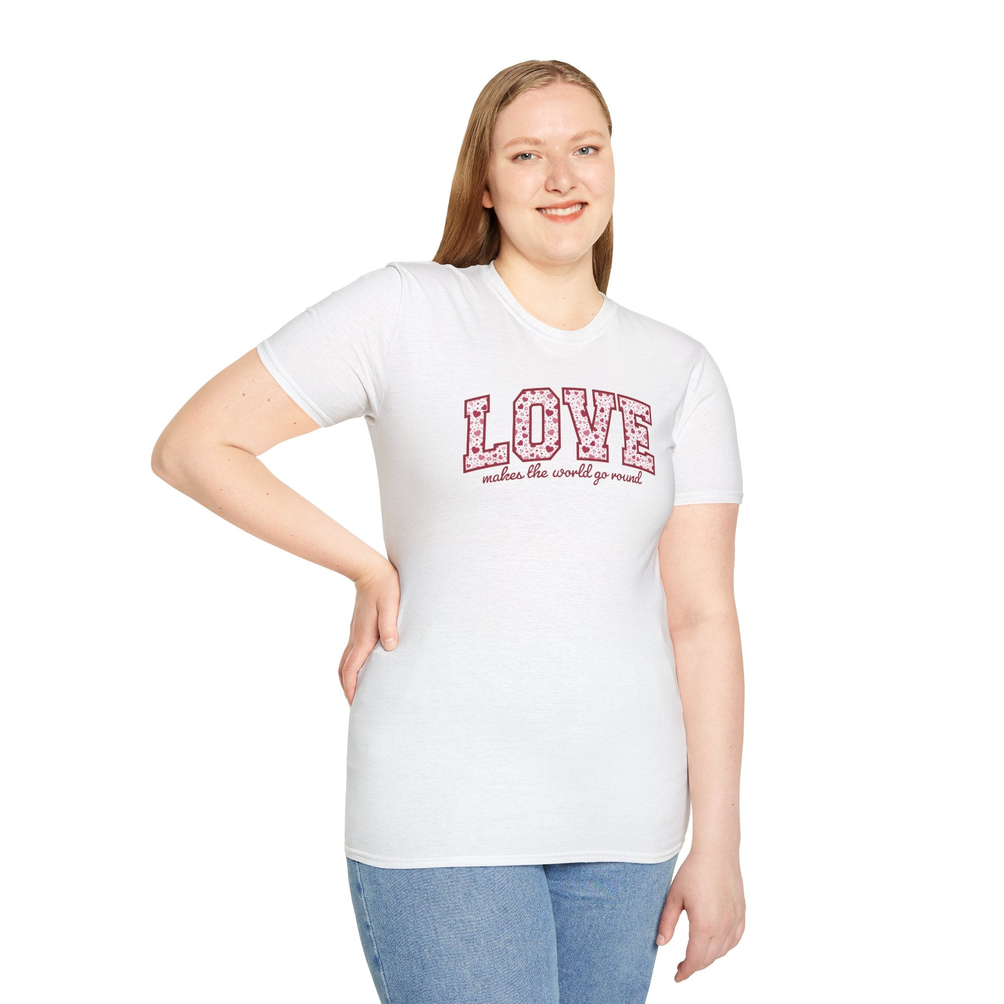 LOVE Makes the love go round T-Shirt — Valentine Theatre Shirt for Actors & Singers