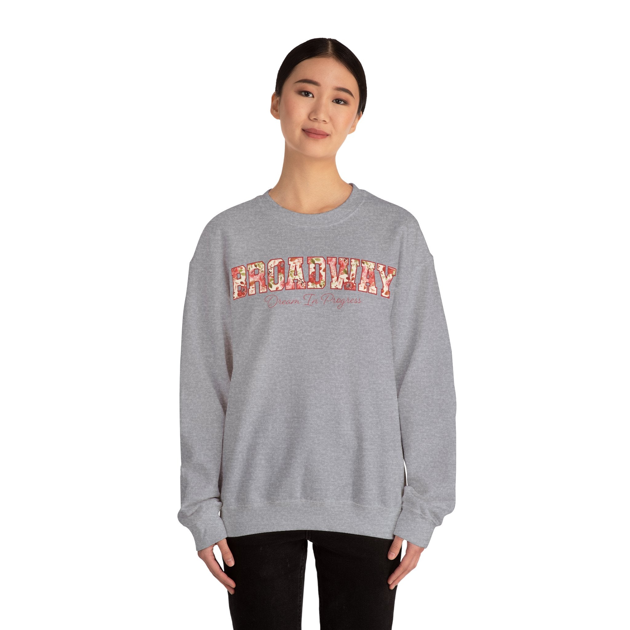 Broadway: Dream in Progress Floral Crewneck Sweatshirt