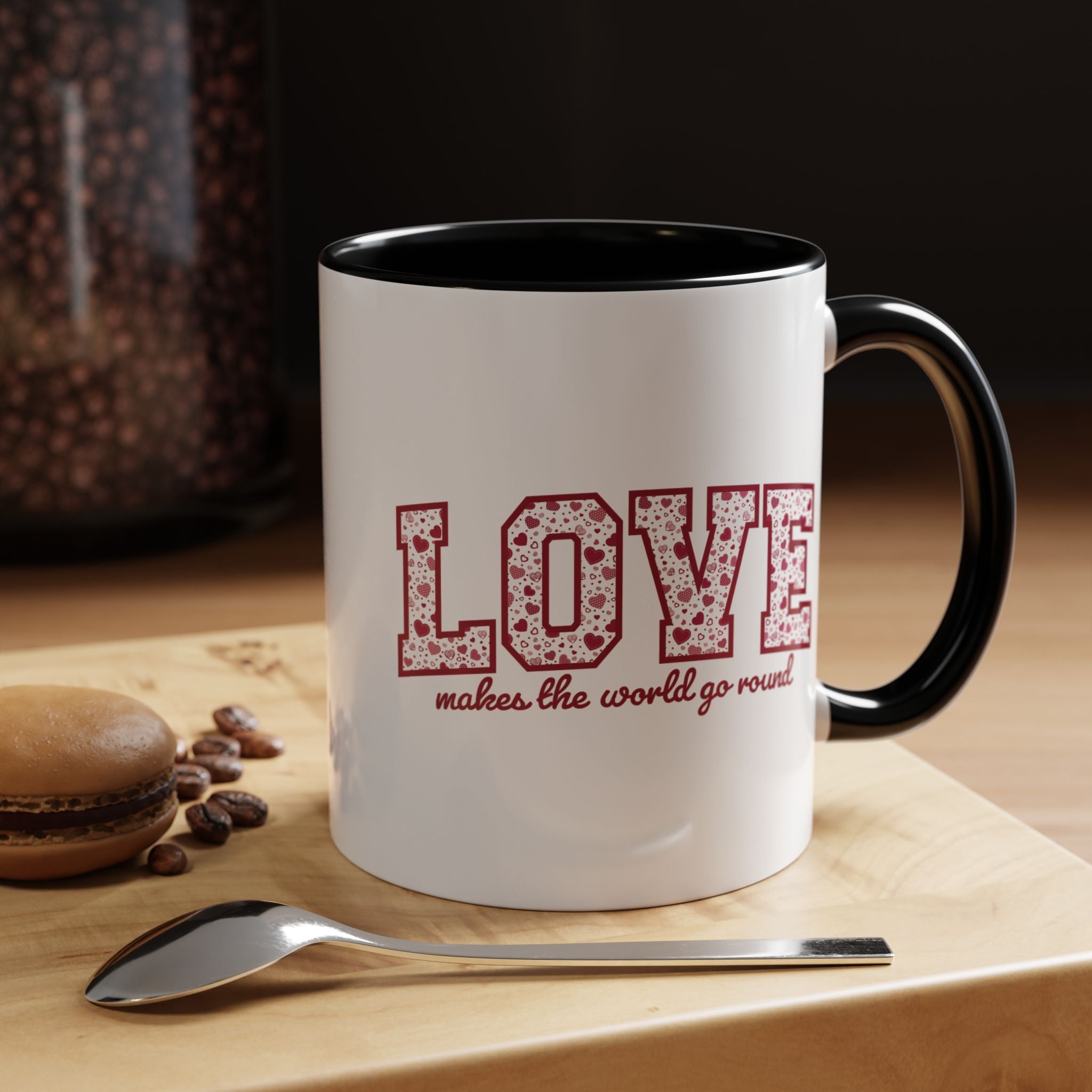 LOVE: Makes the World Go Round Mug • Theatre Valentine’s Day Gift • Musical Theatre Quote