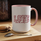 LOVE: Makes the World Go Round Mug • Theatre Valentine’s Day Gift • Musical Theatre Quote