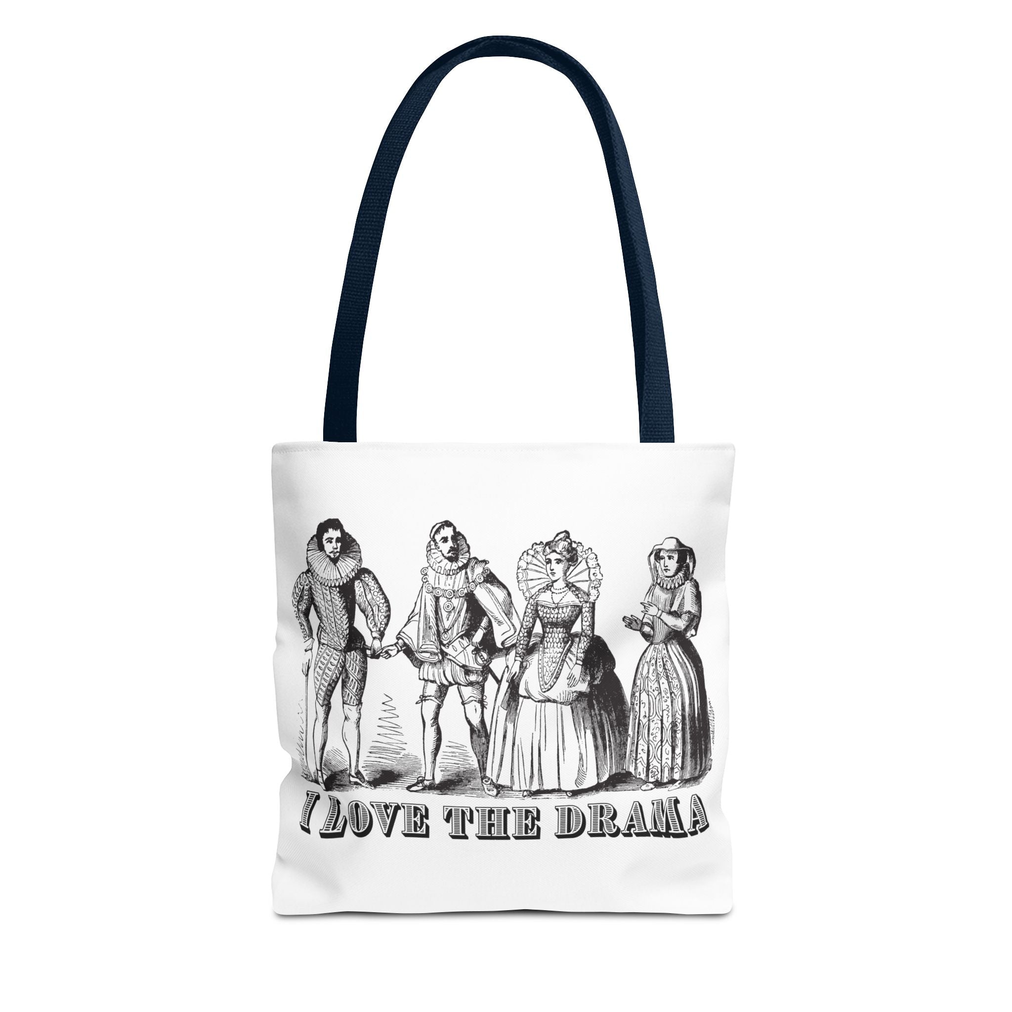 I Love The Drama - Vintage Theater Mask Tote Bag