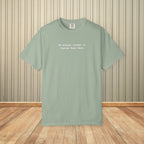 Personalized Christian Comfort Colors® Shirt, Prayer Closet Identity Statement, Faith in Action Tee