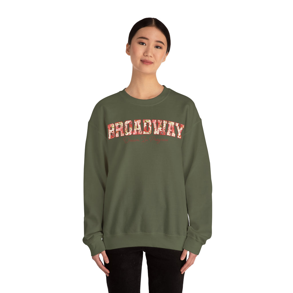 Broadway: Dream in Progress Floral Crewneck Sweatshirt