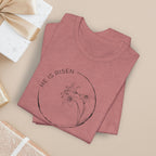 Easter Christian Shirt With Lily Graphic Faith Floral Tee