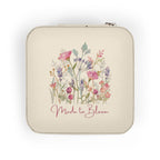 Travel Jewelry Case floral blush organizer small portable ring earring necklace holder gift