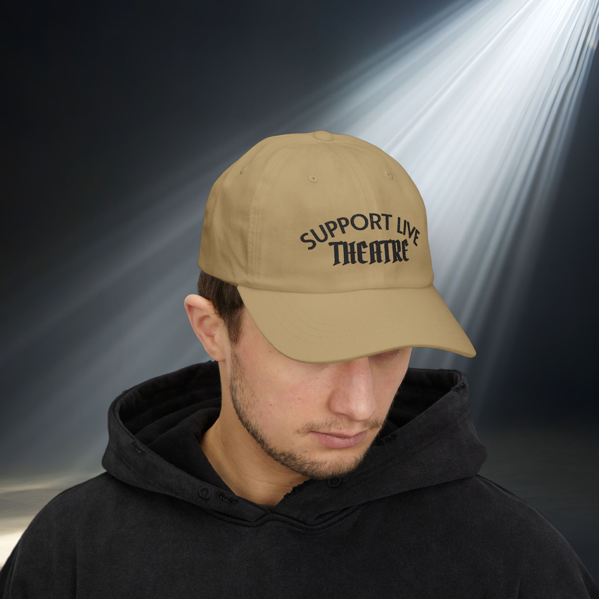 Support Live Theatre Cap Embroidered Baseball Hat for Theatre Lovers Gift