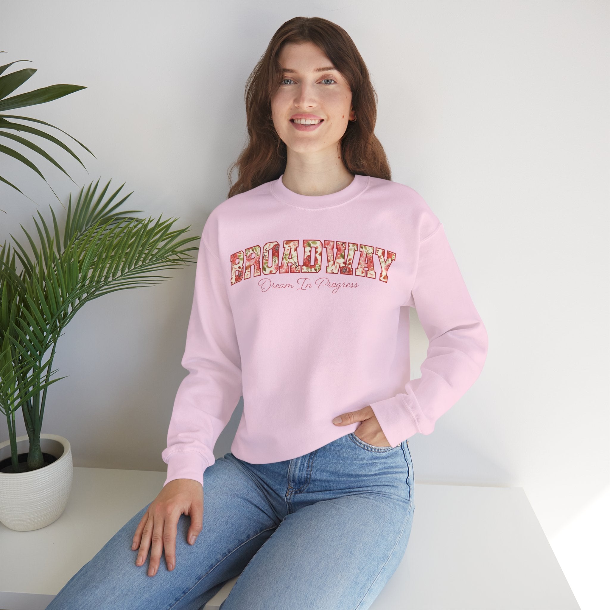 Broadway: Dream in Progress Floral Crewneck Sweatshirt