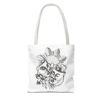 Theatre Masks Drama Tote Bag — Hand-Drawn Comedy & Tragedy Art