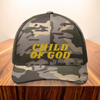 Christian Camo Trucker Hat Child of God Embroidered Hat Faith Hat Gift Religious Hat Faith Apparel