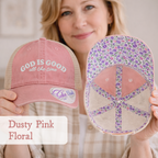 Christian Hat God Is Good All The Time Ponytail Cap Womens Faith Trucker Hat Mesh Back