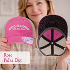 Christian Hat God Is Good All The Time Ponytail Cap Womens Faith Trucker Hat Mesh Back