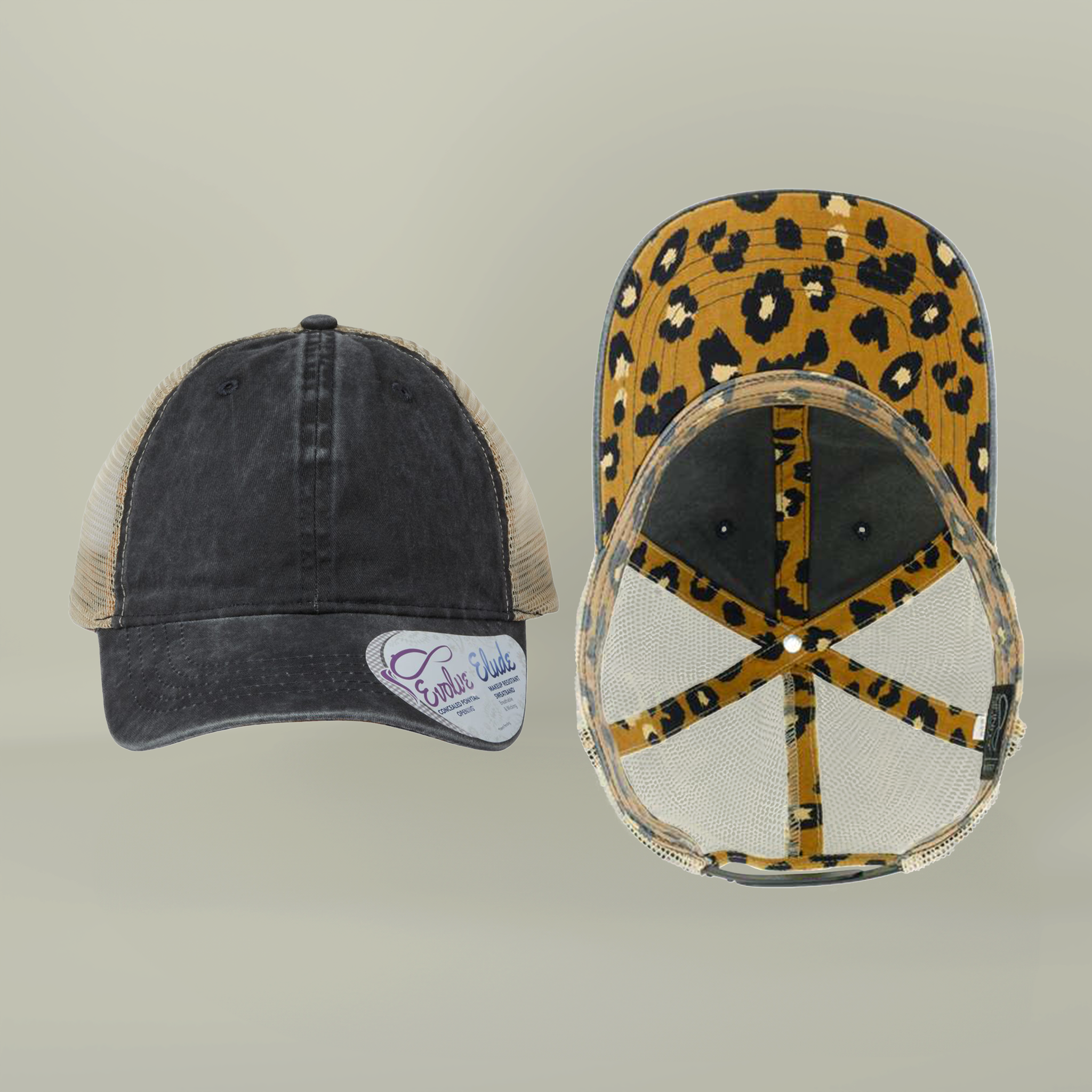 Christian Hat God Is Good All The Time Ponytail Cap Womens Faith Trucker Hat Mesh Back