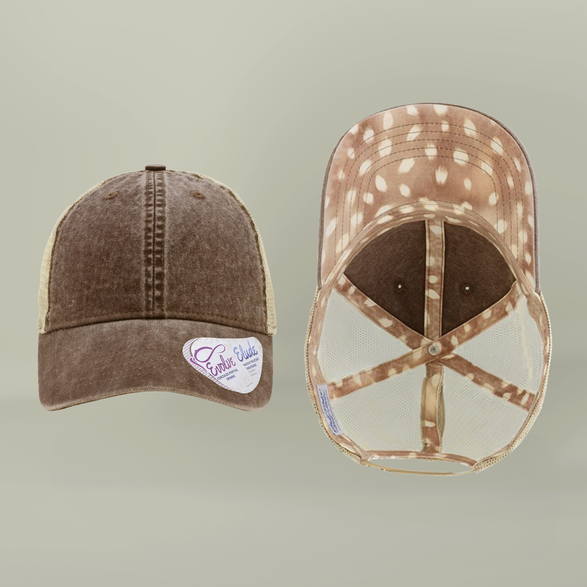 Christian Hat God Is Good All The Time Ponytail Cap Womens Faith Trucker Hat Mesh Back