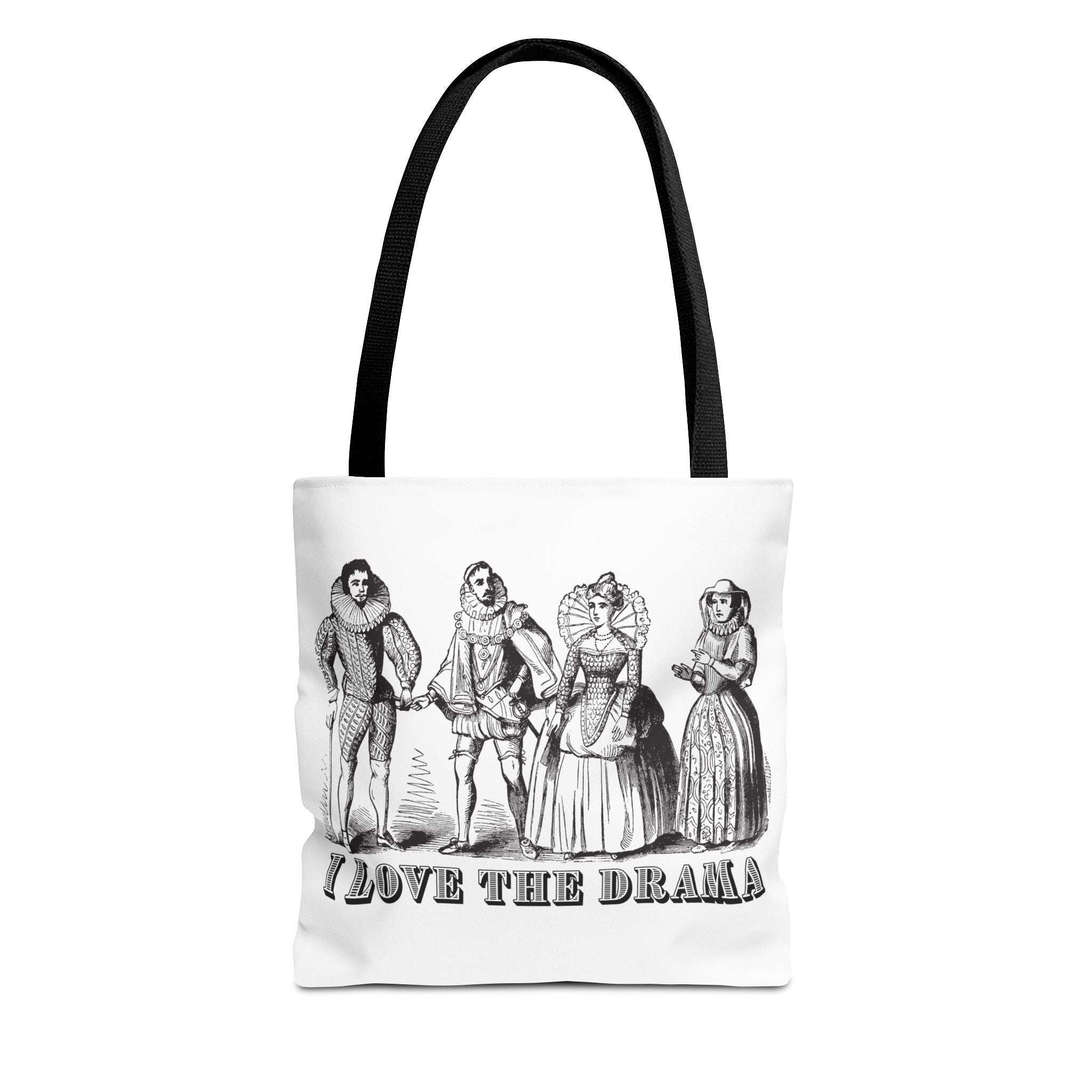 I Love The Drama - Vintage Theater Mask Tote Bag