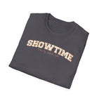 Showtime Floral T-Shirt — Curtain Up, Light the Lights Gift for Actors & Singers