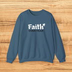 Christian Sweatshirt Faith Over Fear Dove Crewneck Inspirational Pullover Unisex Religious Gift
