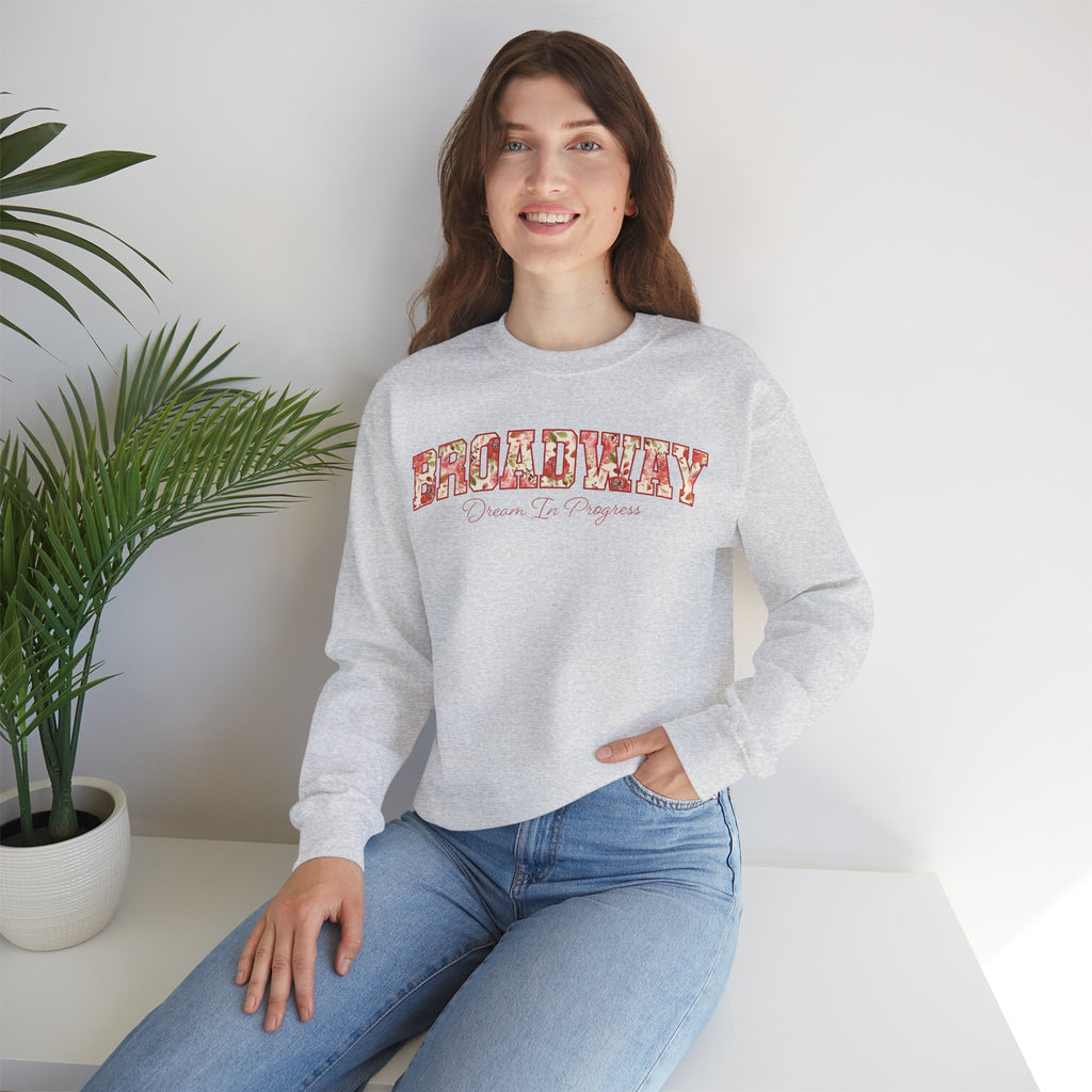 Broadway: Dream in Progress Floral Crewneck Sweatshirt