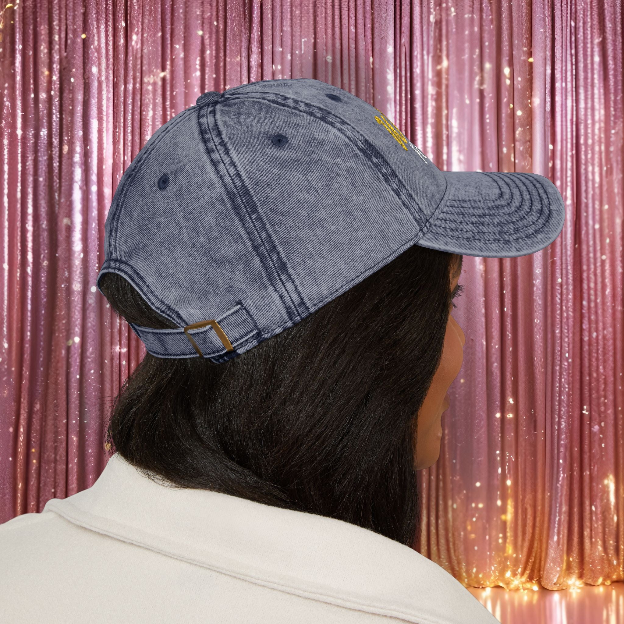 Will Sing For Snacks Embroidered Vintage Cap • Washed Dad Hat • Theatre Actor Singer Gift