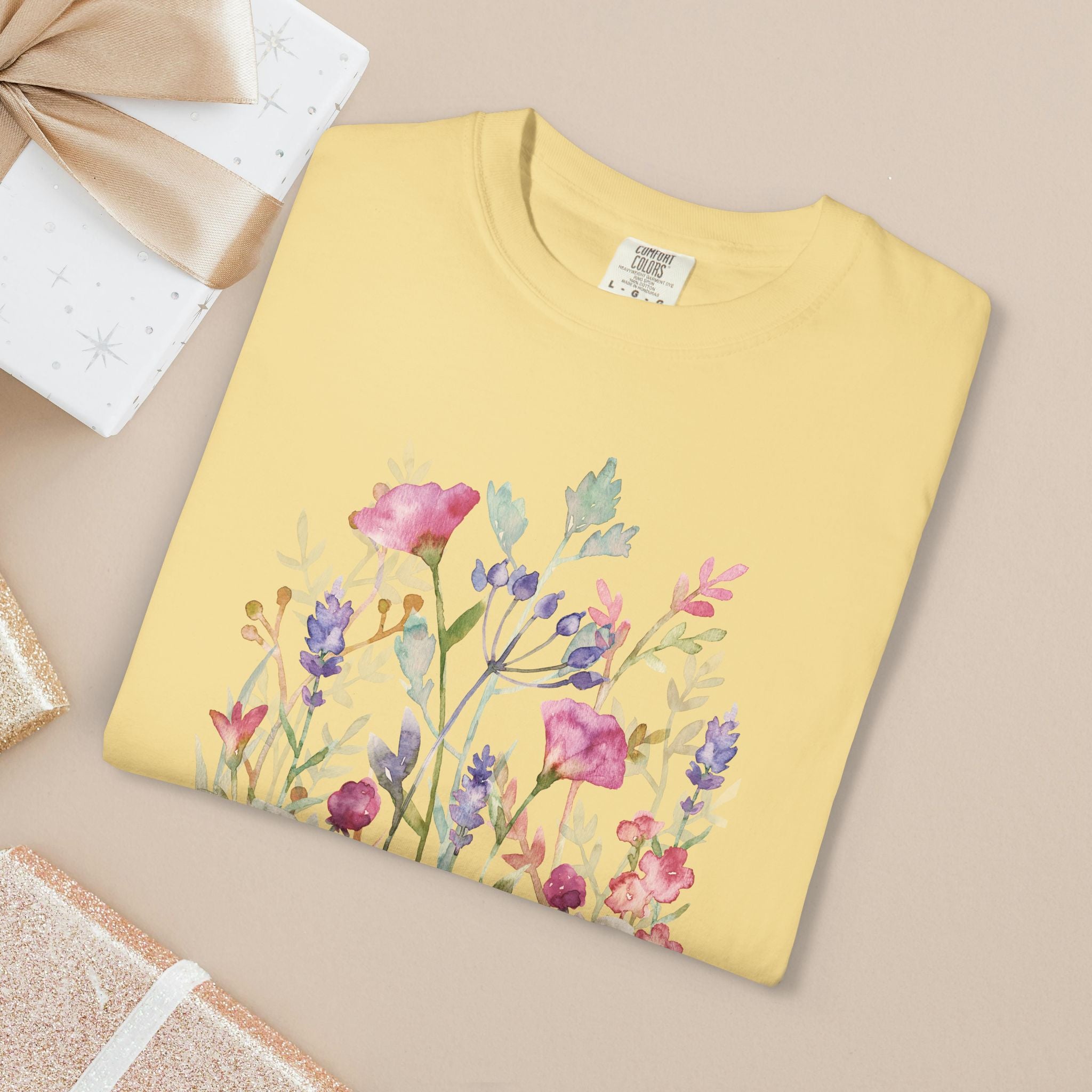 Made to Bloom Watercolor Floral T-Shirt Inspirational Gift for Singers, Moms & Christians