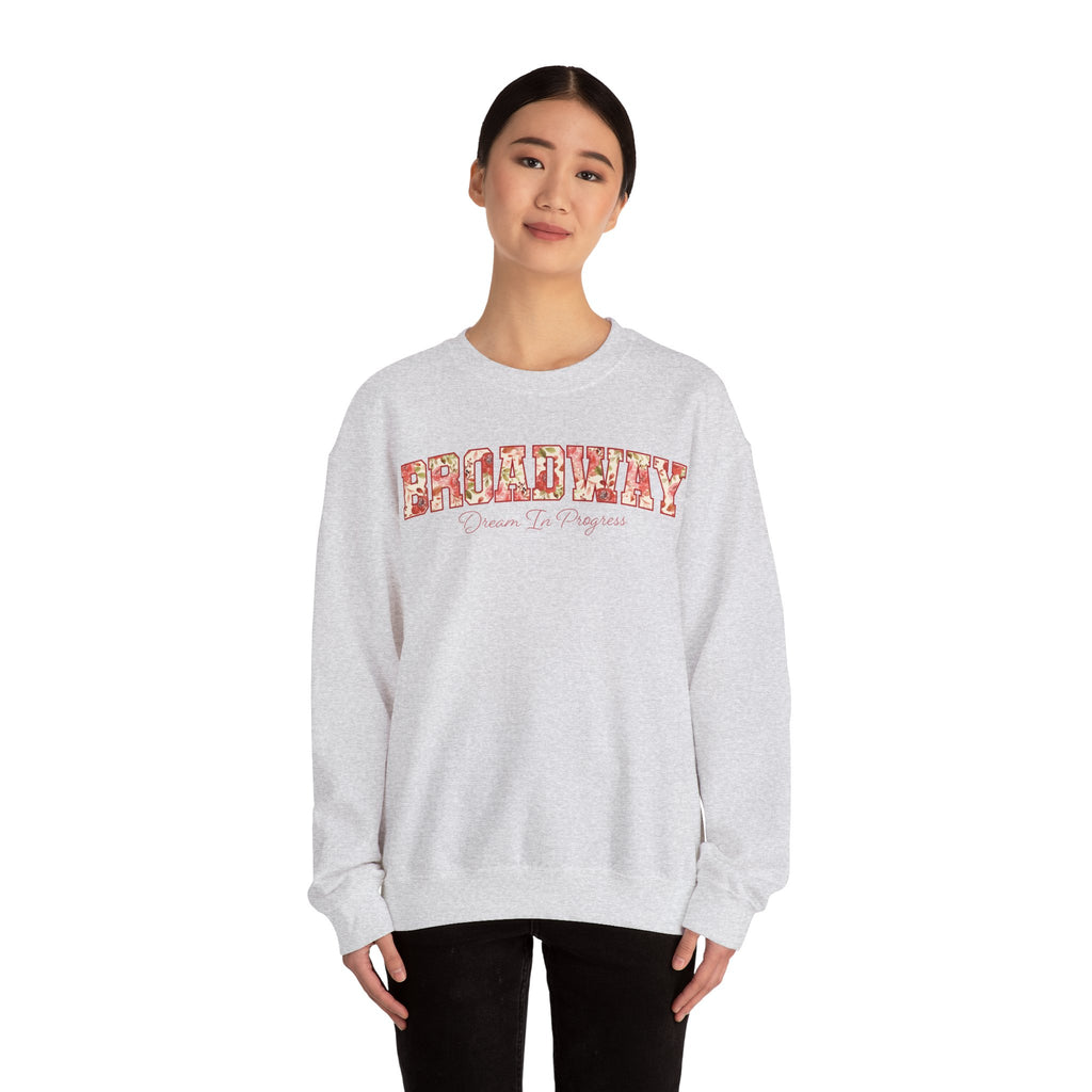 Broadway: Dream in Progress Floral Crewneck Sweatshirt
