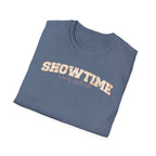 Showtime Floral T-Shirt — Curtain Up, Light the Lights Gift for Actors & Singers