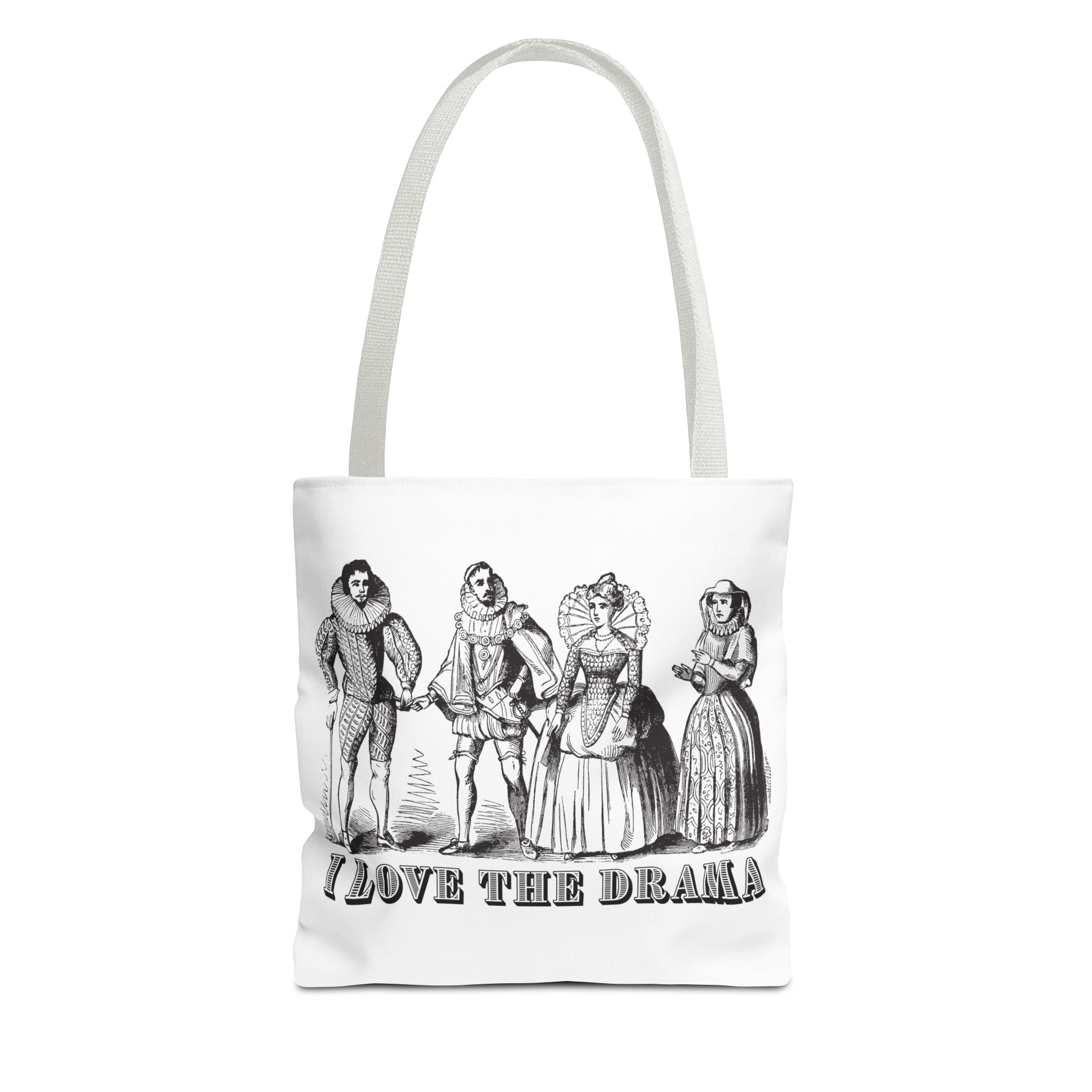 I Love The Drama - Vintage Theater Mask Tote Bag