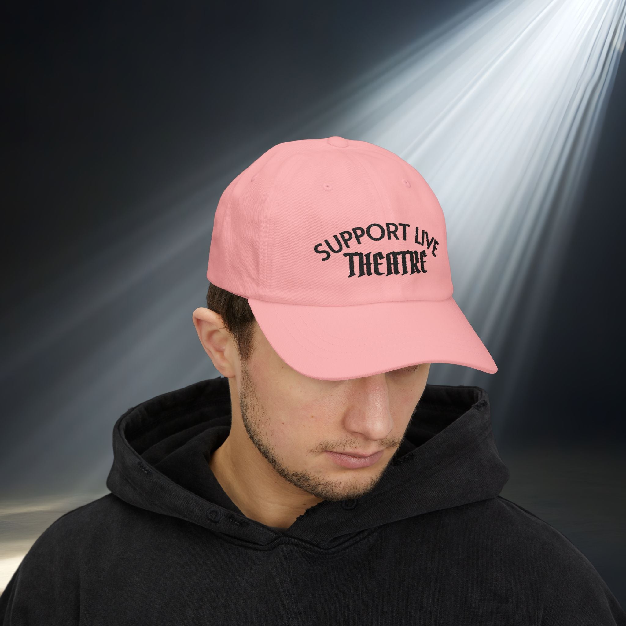 Support Live Theatre Cap Embroidered Baseball Hat for Theatre Lovers Gift