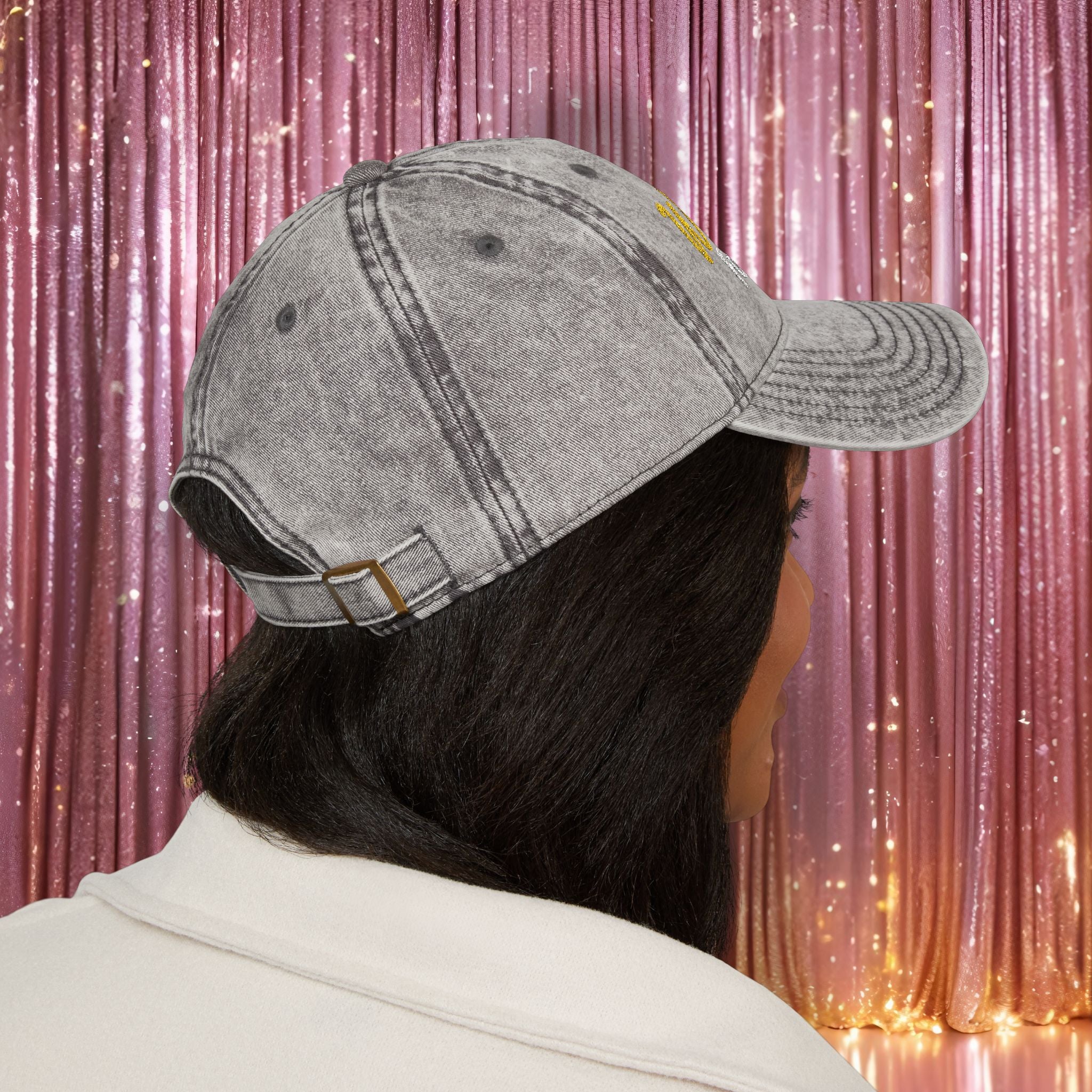 Will Sing For Snacks Embroidered Vintage Cap • Washed Dad Hat • Theatre Actor Singer Gift