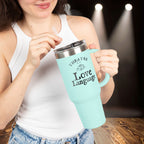 Theatre Is My Love Language 40oz Insulated Travel Mug
