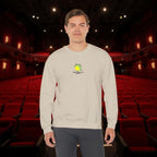 Main Character Energy Embroidered Sweatshirt • Cute Frog Crewneck • Theatre Kid Cozy