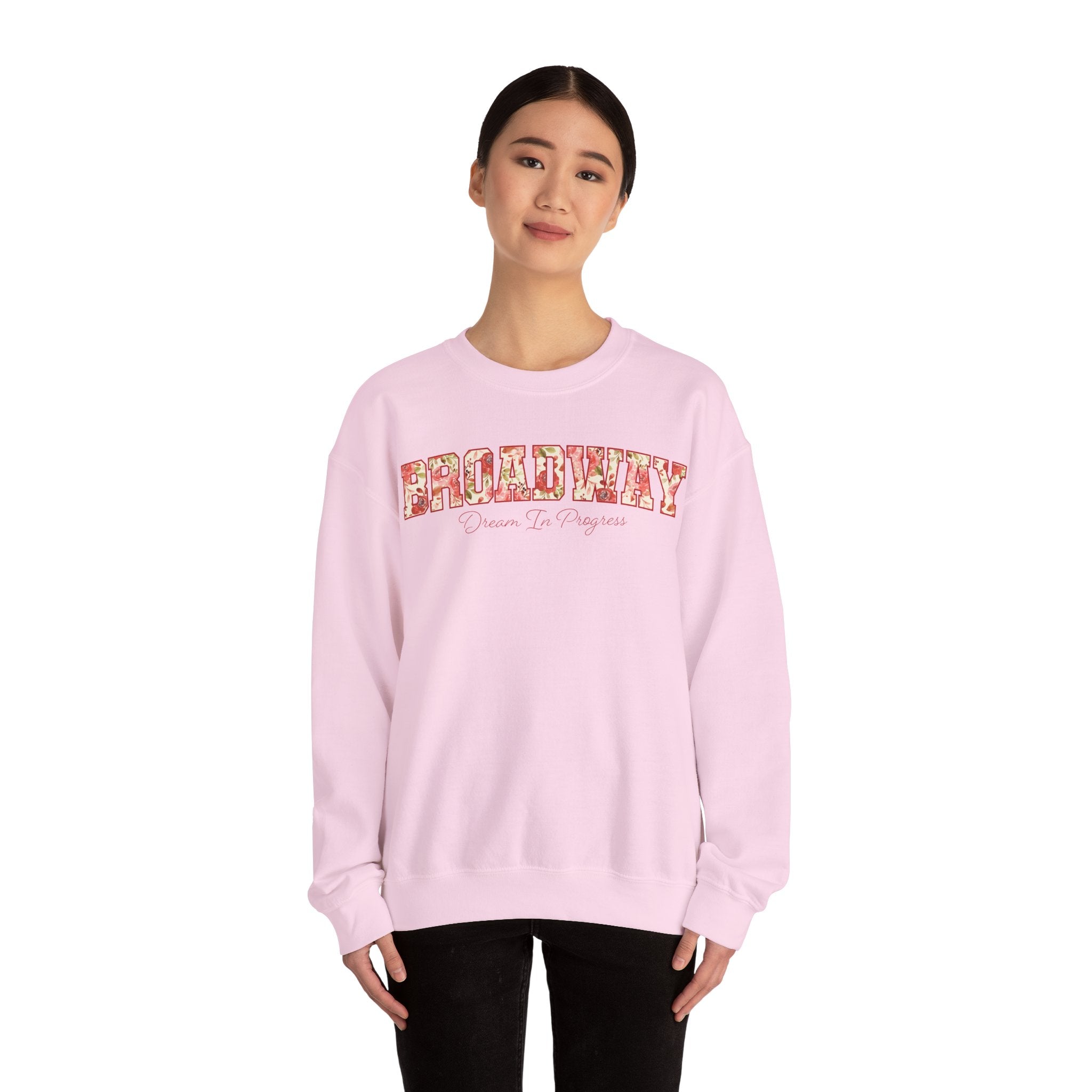 Broadway: Dream in Progress Floral Crewneck Sweatshirt