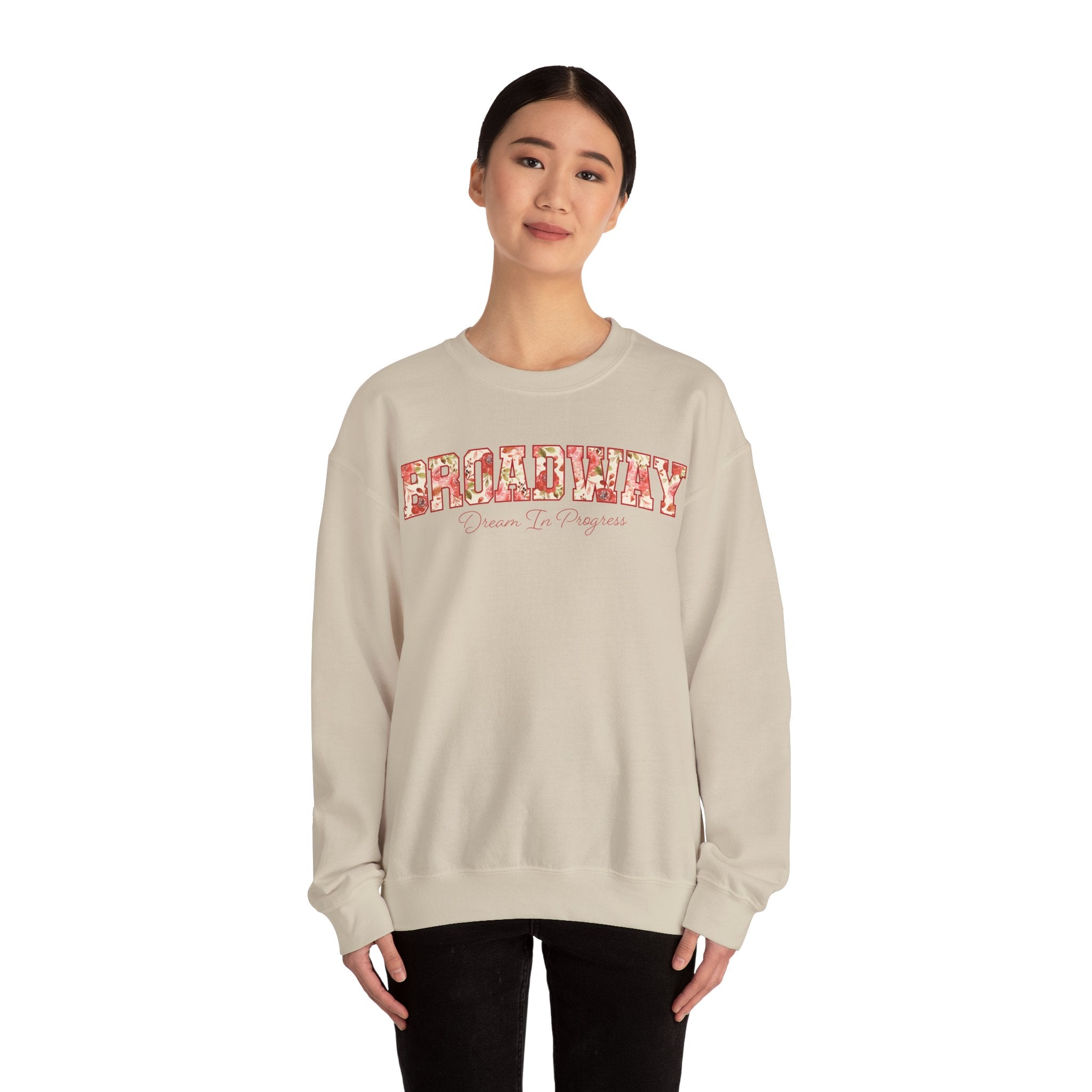 Broadway: Dream in Progress Floral Crewneck Sweatshirt