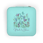 Travel Jewelry Case floral blush organizer small portable ring earring necklace holder gift