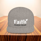 Faith Over Fear Embroidered Dove Christian Snapback Hat Faith Gift