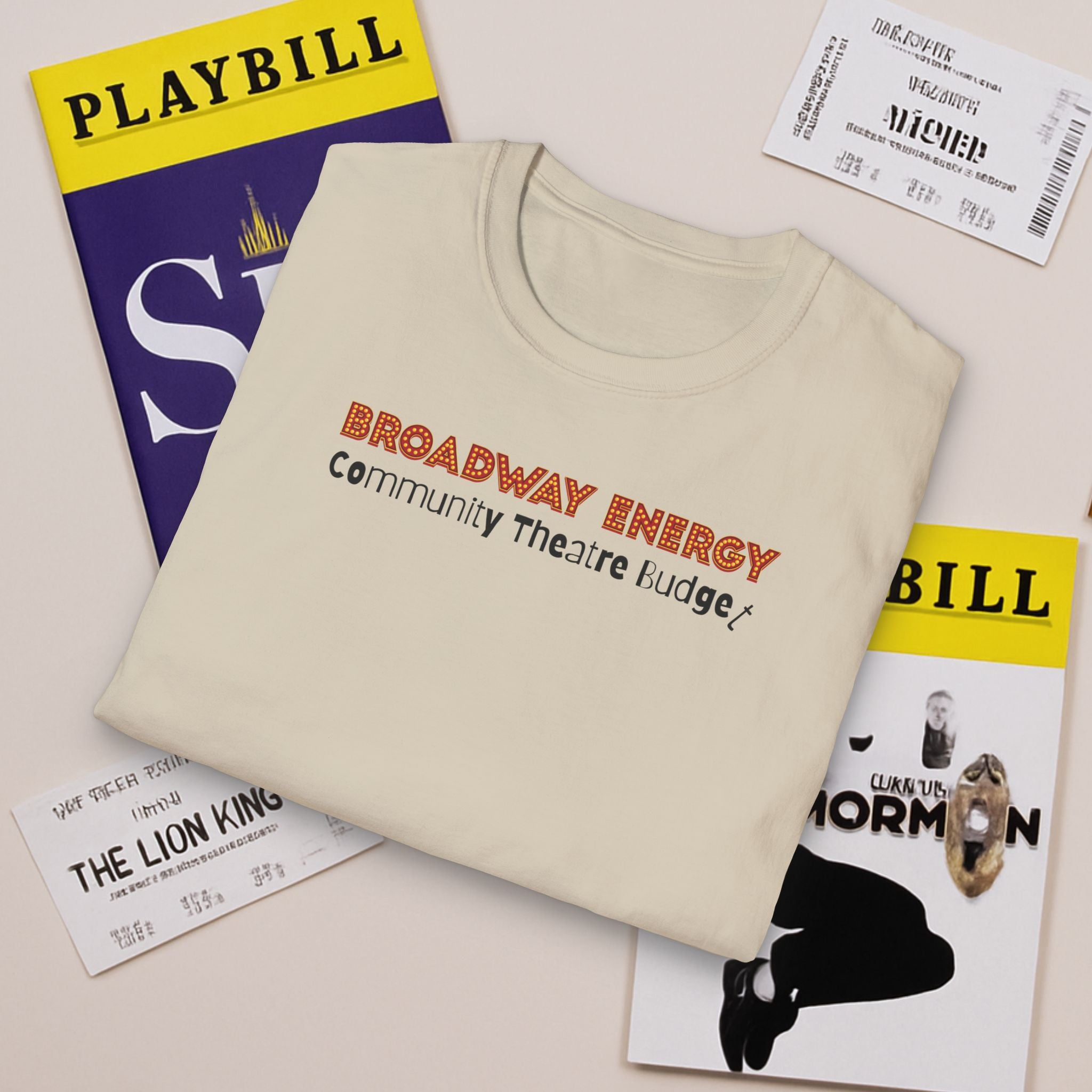 Broadway Energy Community Budget Funny T-Shirt
