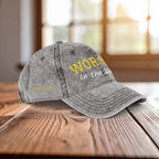 Christian Embroidered Hat, Worship in the Waiting Cap, Psalm 13:6 Bible Verse Hat, Baseball Cap Gift