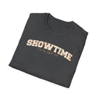 Showtime Floral T-Shirt — Curtain Up, Light the Lights Gift for Actors & Singers