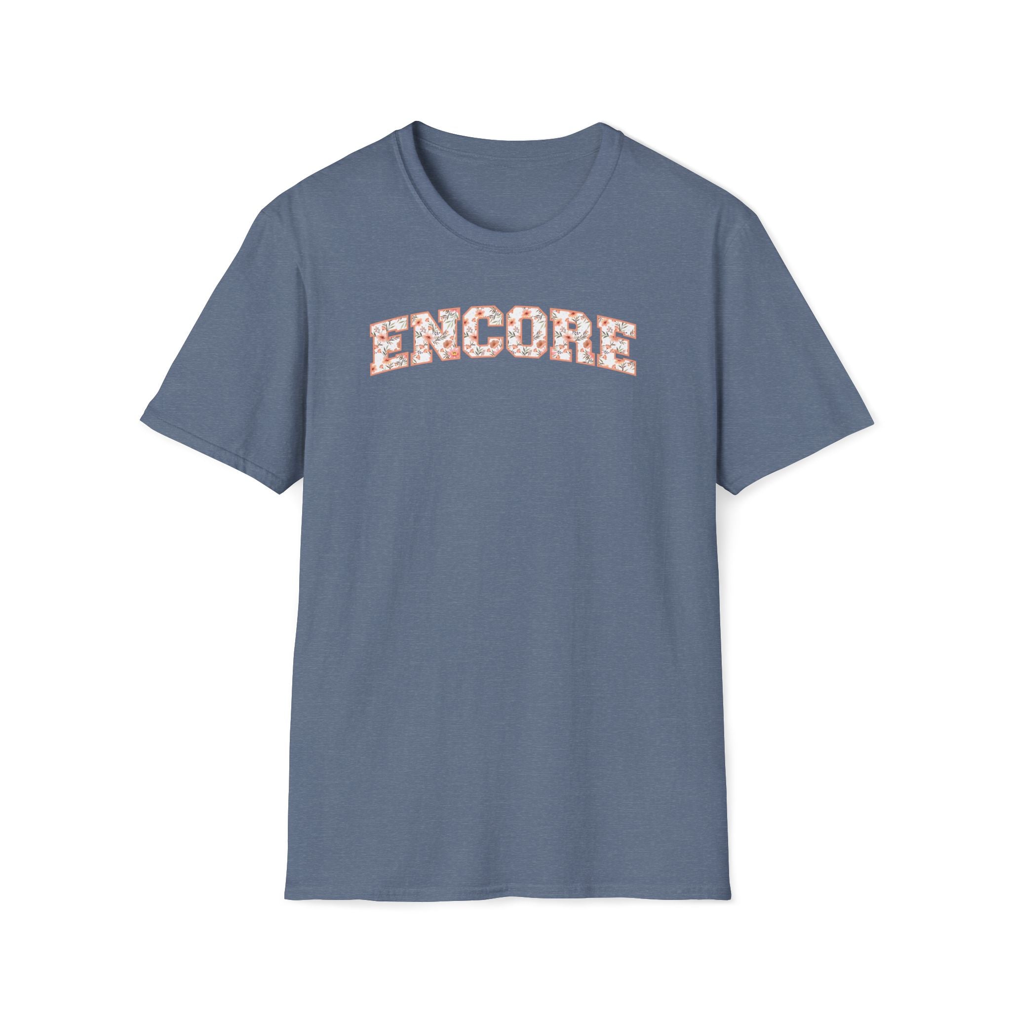 Encore Floral T Shirt • Theatre Performer • Singing Gift for Actors & Vocalists