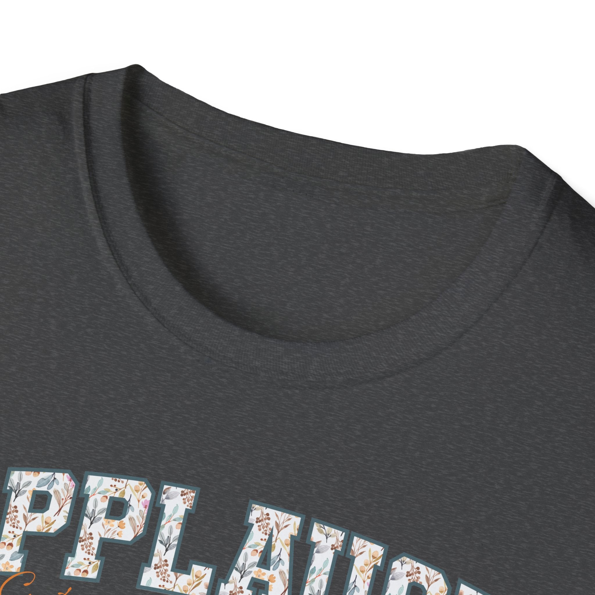 Applause T-Shirt — "Curtain Up, Light the Lights" Floral Tee for Actors & Music Students