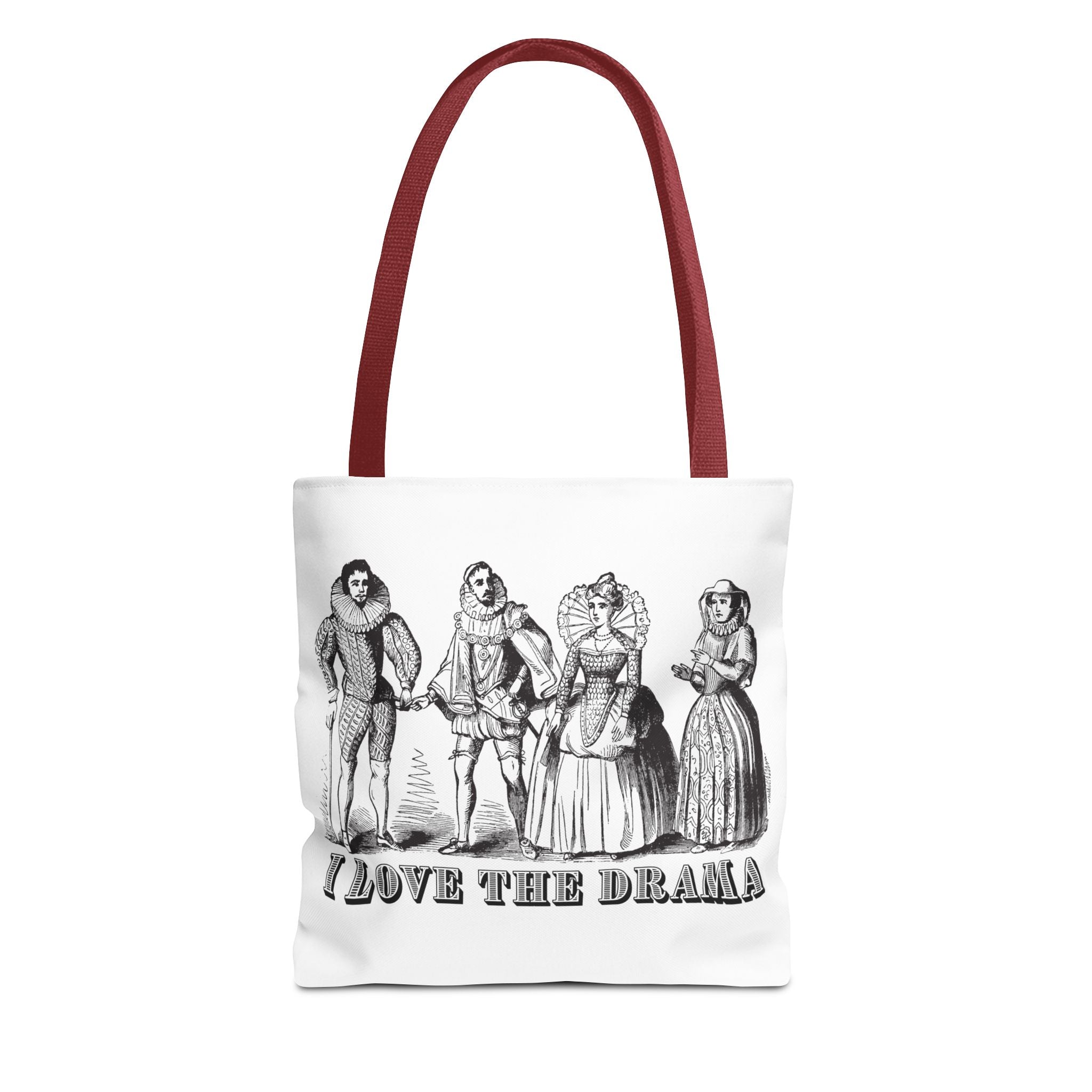 I Love The Drama - Vintage Theater Mask Tote Bag