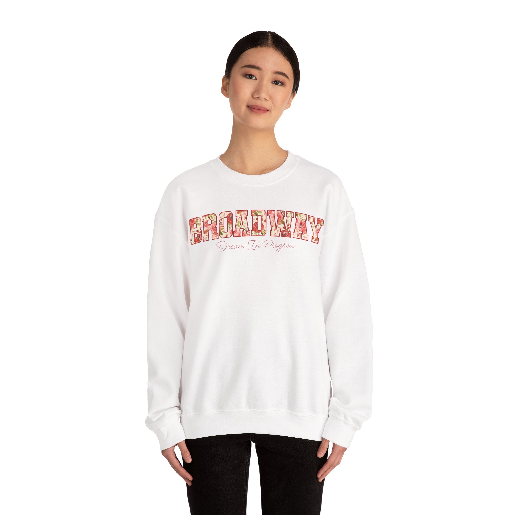 Broadway: Dream in Progress Floral Crewneck Sweatshirt